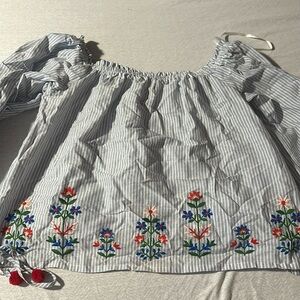 Floral off shoulder top